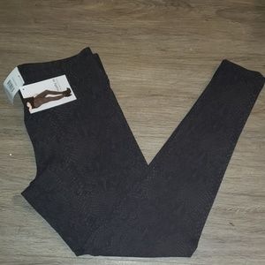 Matty snakeskin leggings